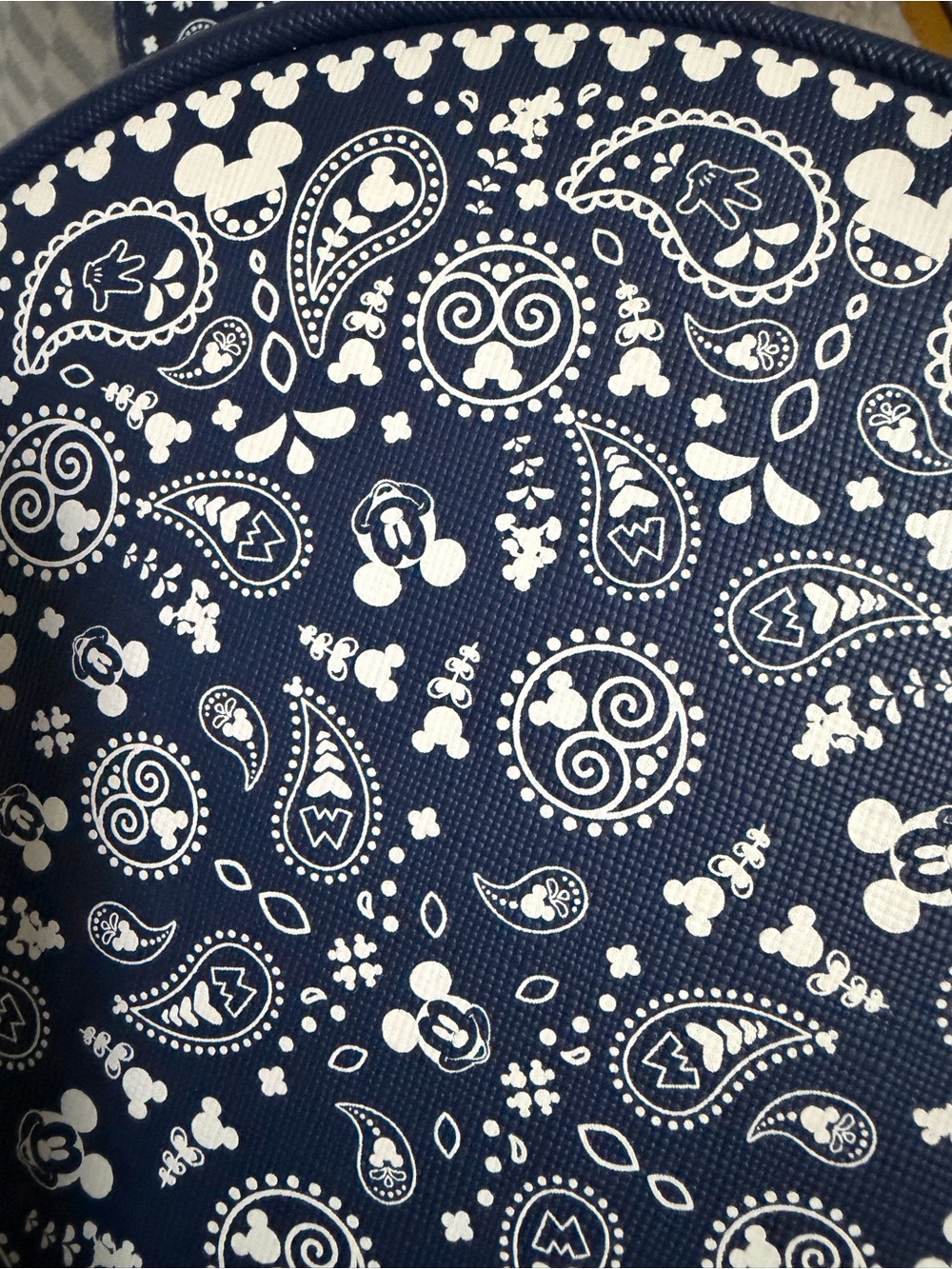 NWT Loungefly Disney Mickey Bandana Convertible Backpack BoxLunch paisley - Picture 8 of 8
